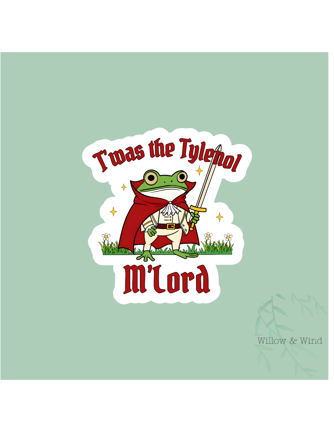 T'was The Tylenol Sticker