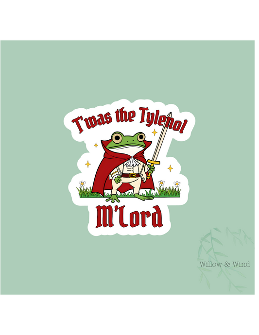 T'was The Tylenol Sticker