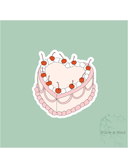 Cake - Valentines Sticker