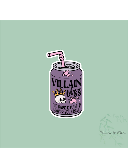 Villain Fizz - Bookish Sticker