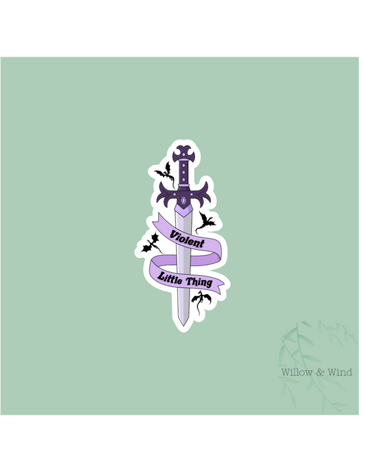 Violent Little Thing - Fourth Wing Sticker