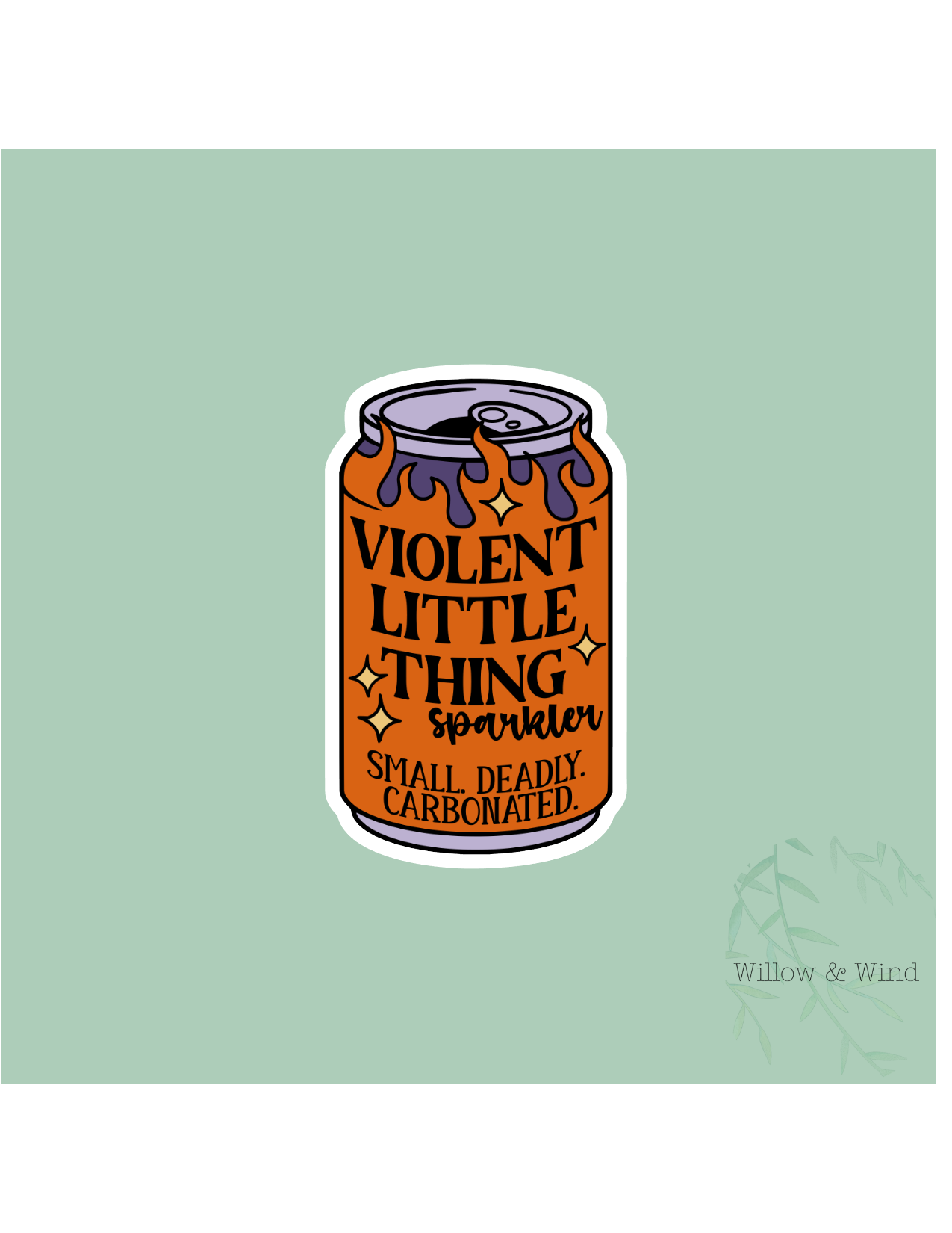 Violent Little Thing Cola - Fourth Wing Sticker