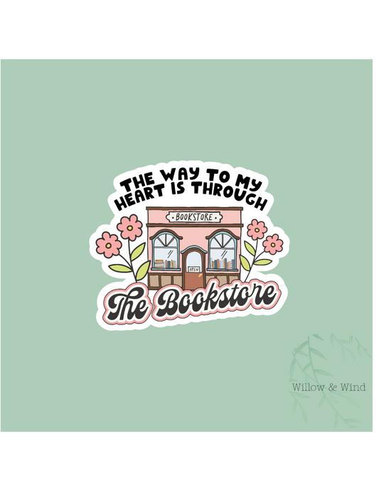 The Way To My Heart - Bookish Sticker