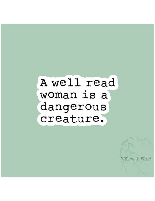 A Dangerous Creature - Bookish Sticker