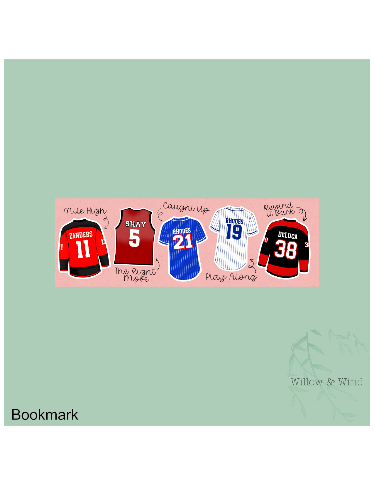 Boys Jersey's Windy City Series Bookmark
