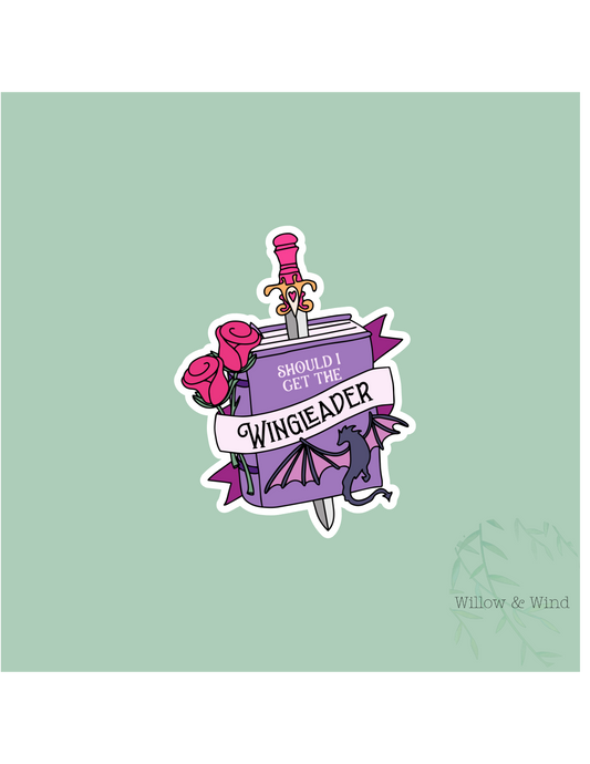 Wing Leader Book - Fourth Wing Sticker