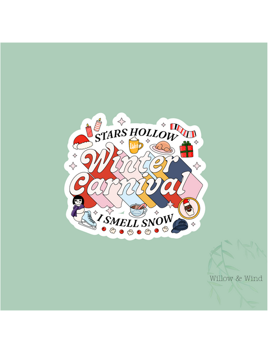 Stars Hollow Winter Carnival - Gilmore Girls Sticker