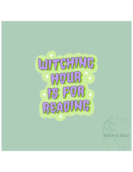 Witching Hour - Bookish Sticker