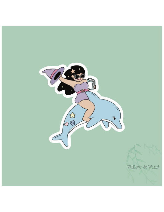 Summer Witch Witchy Sticker