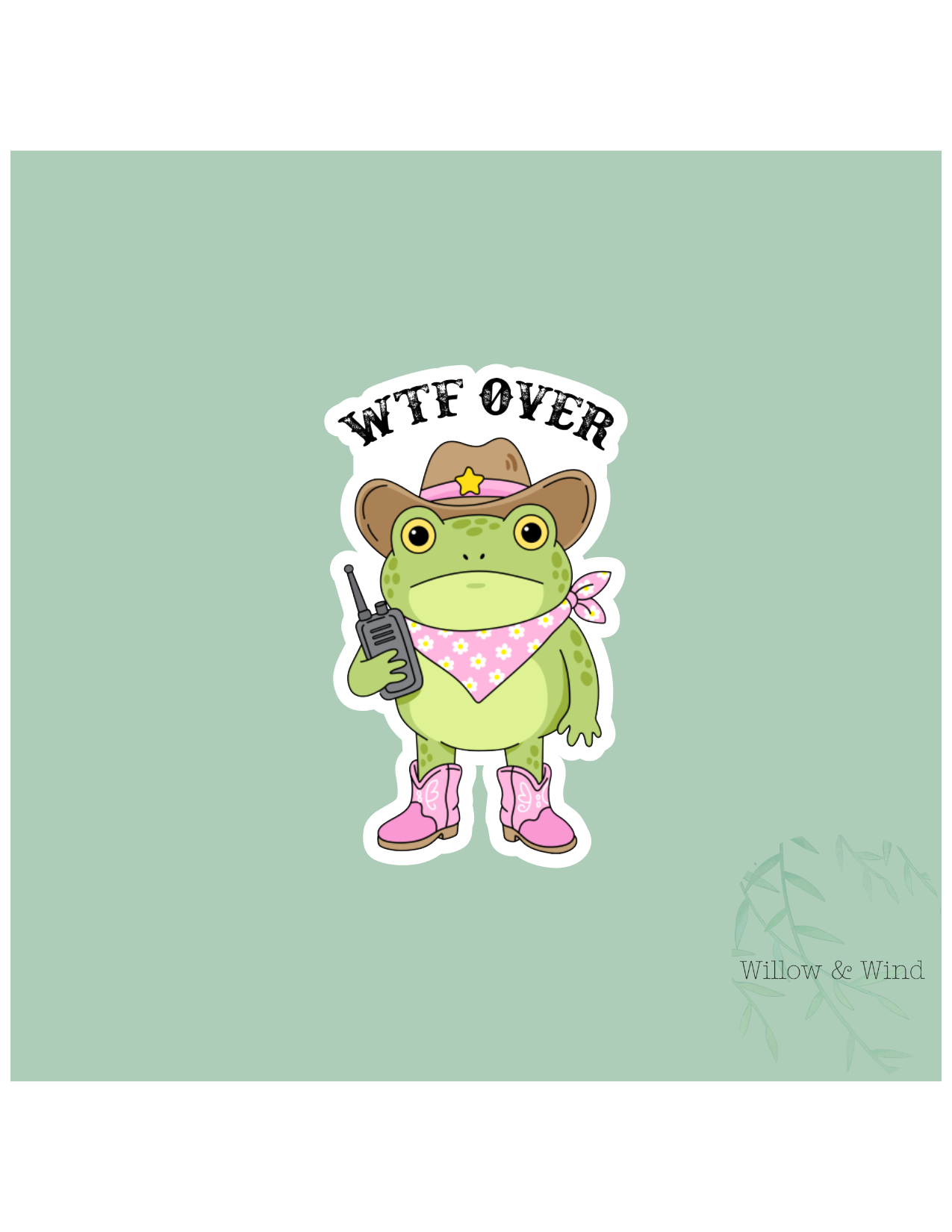 WTF Over Sticker