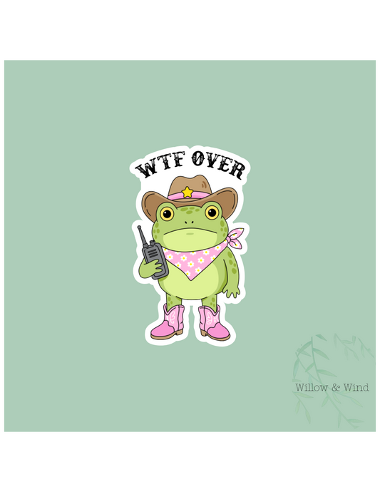WTF Over Sticker