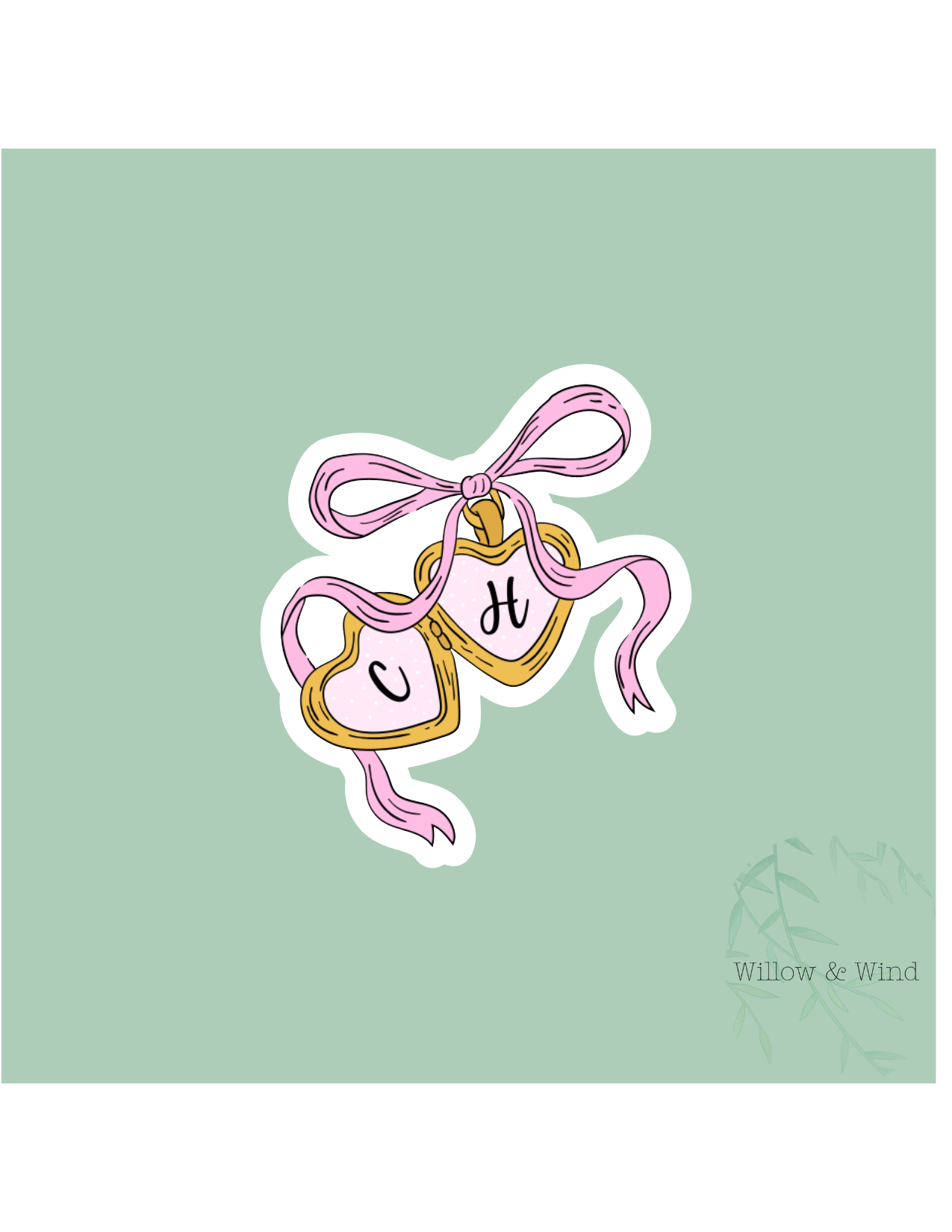 Wuthering Heights Locket - Bookish Sticker