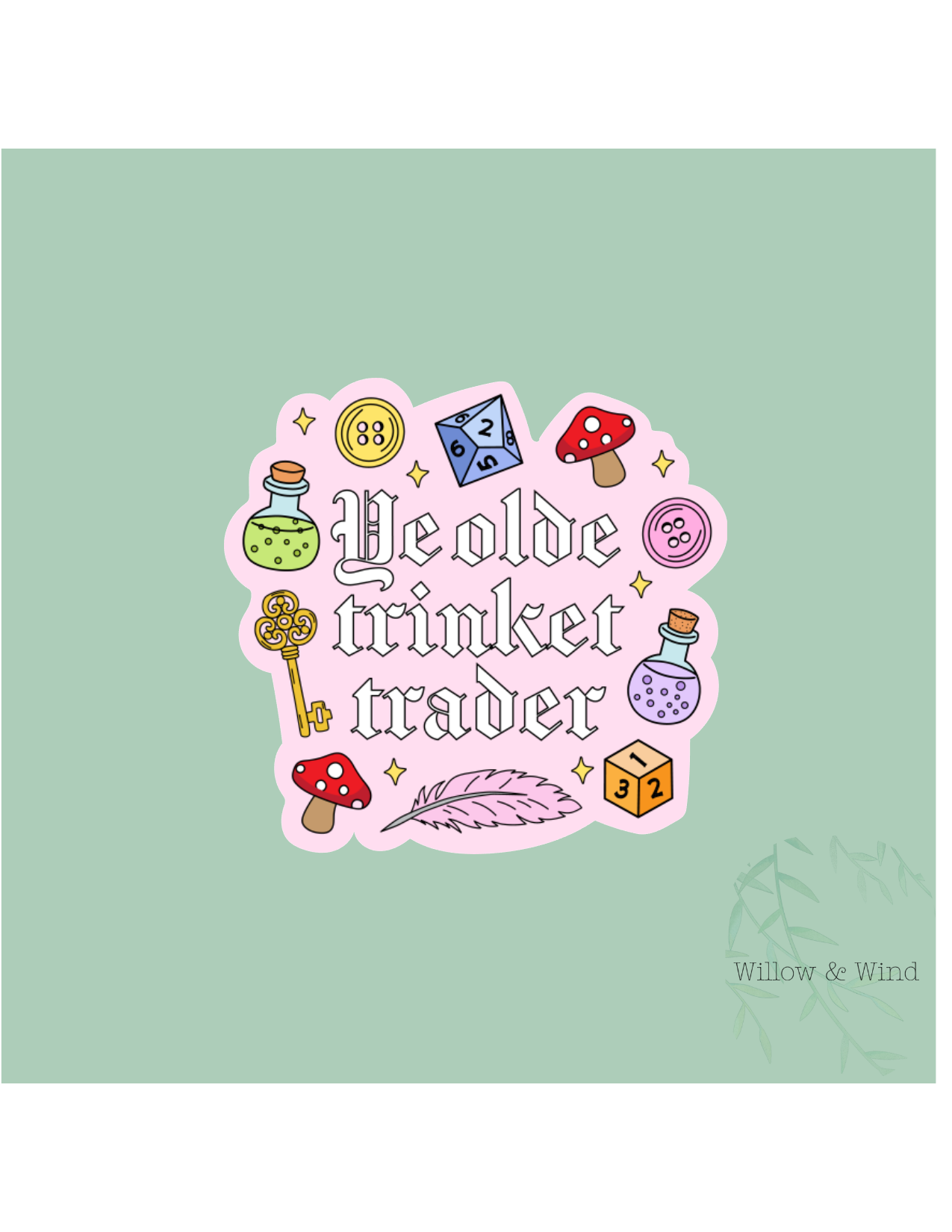 Ye Olde Trinket Trader Sticker