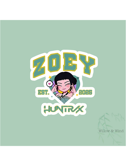 Zoey K-Pop Demon Hunters Sticker