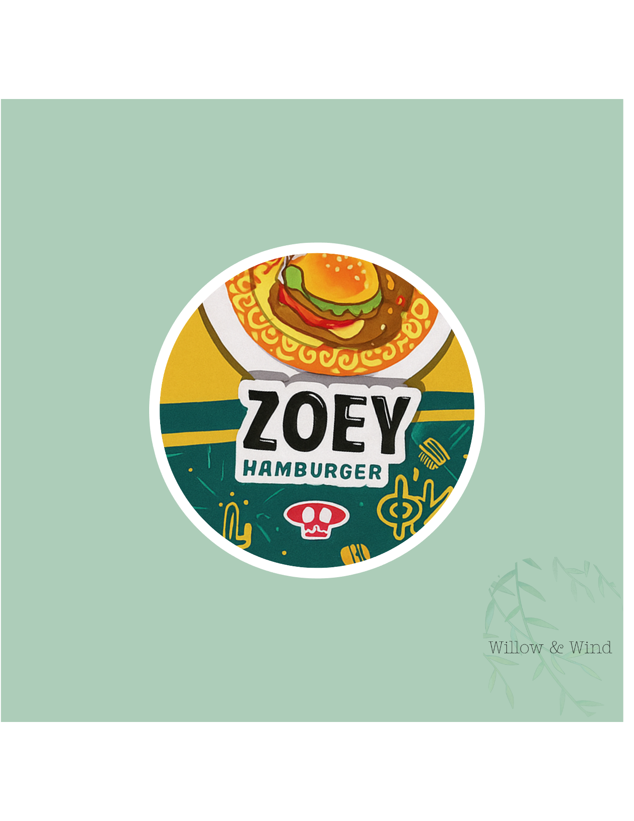 Zoey Ramen Top  K-Pop Demon Hunters Sticker